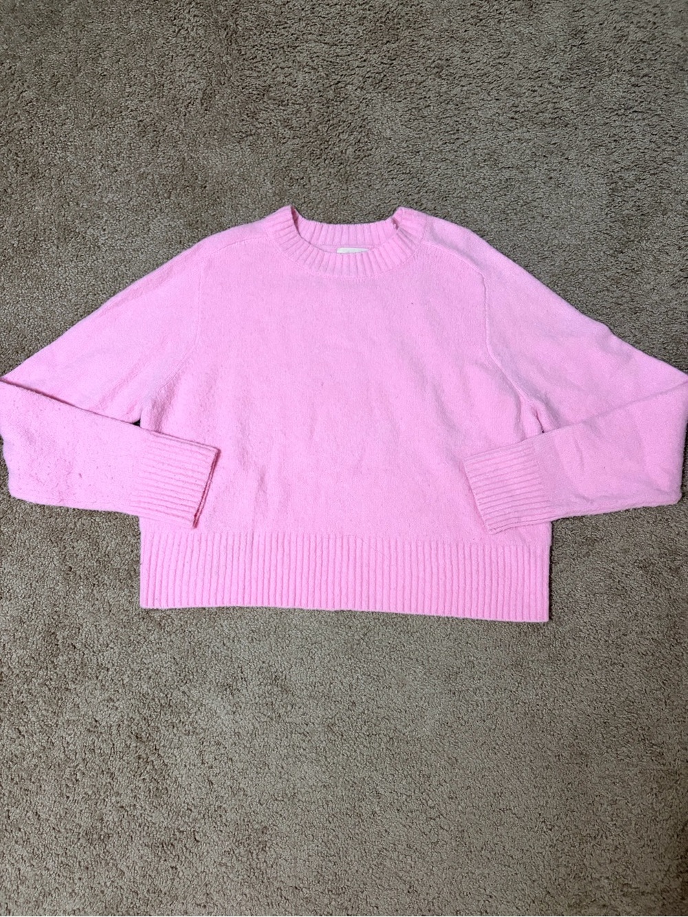 Universal Thread Pink Crewneck Boxy Sweater